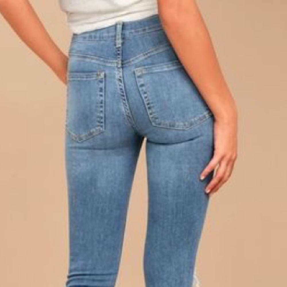 🆕 Free People Busted Skinny Jeans - Picture 2 of 5